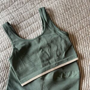 NWOT Spiritual Gangster Sage Green and Tan Set Size L